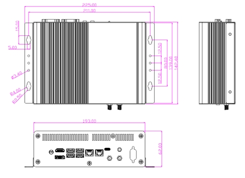 Jetway HBFDF835-5205-V - Mechanical