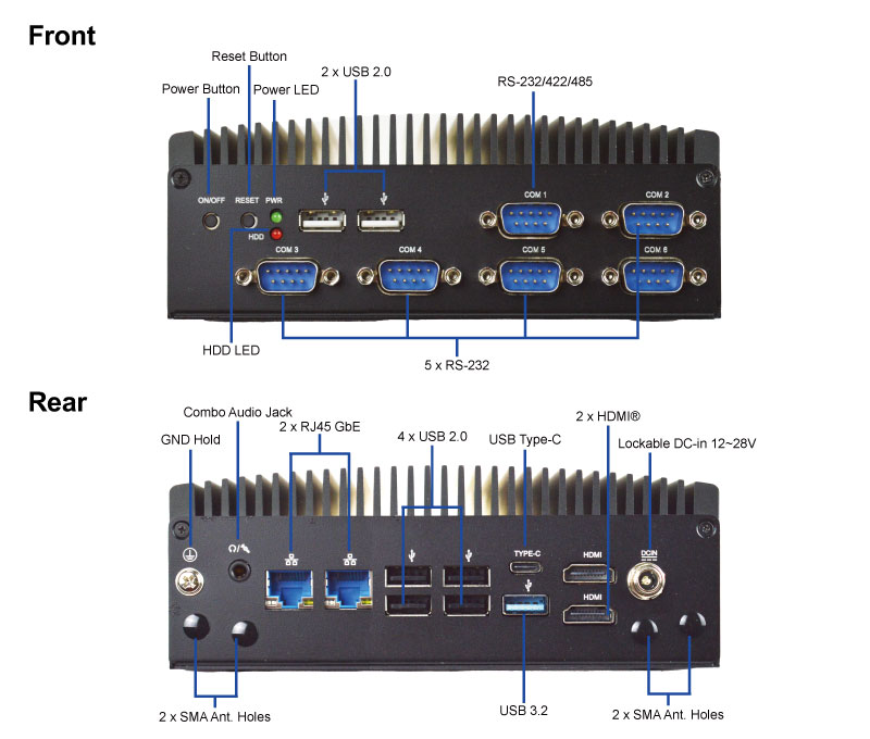 Jetway BFLFASL1 I/O