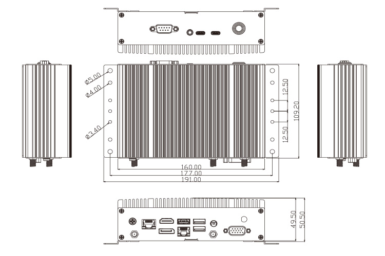 Jetway BFTADN1 Dim.
