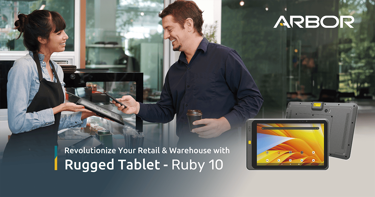 ARBOR Ruby 10 strapabíró Android ipari tablet - Image 3