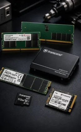 Transcend ipari memóriá és ipari SSD-k