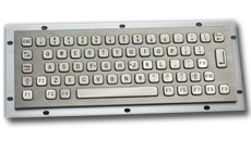 INPUTEL KB002 rozsdamentes acél ipari billentyűzet