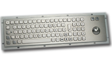 INPUTEL KB015 rozsdamentes acél ipari billentyűzet