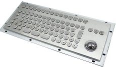 INPUTEL KB205 rozsdamentes acél ipari billentyűzet