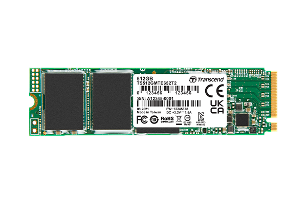 Transcend MTE652T2 ipari PCIe M.2 SSD