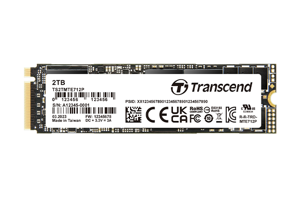 Transcend MTE380T & MTE380T-I ipari PCIe M.2 SSD