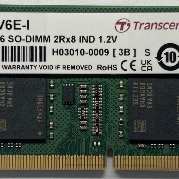 Transcend TS1GSH64V1H 8GB DDR4-2133 puffer nélküli SO-DIMM ipari memória