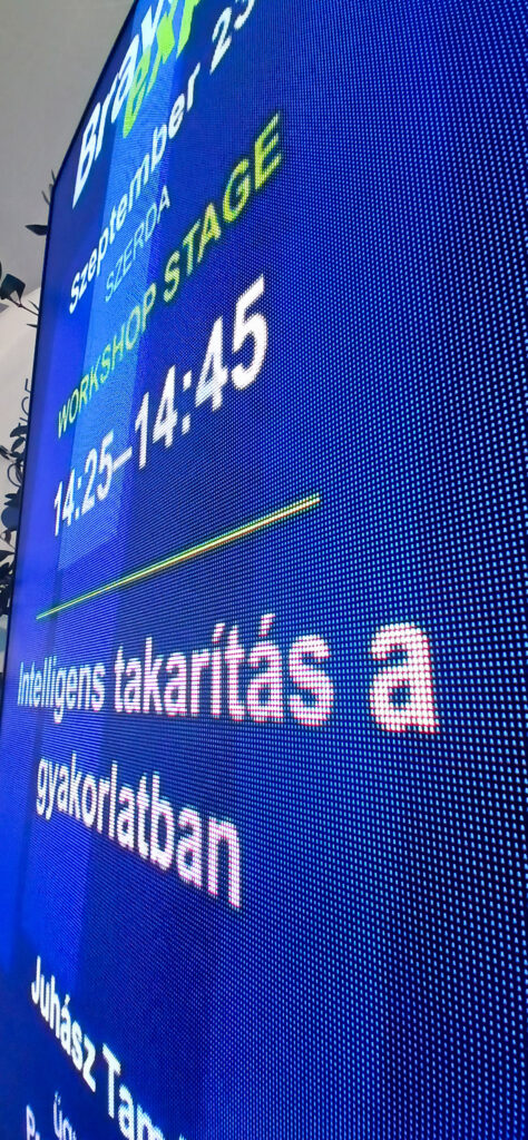 A Visual szegmens LED falai is bemutatásra kerültek